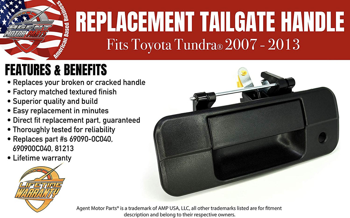 Tailgate Handle for Toyota Tundra 07-13 69090-0C040 TO1915113 81213 