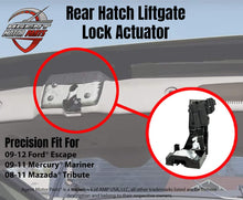 Load image into Gallery viewer, Rear Liftgate Door Lock Actuator - Replacement Tailgate Latch Assembly - Replaces 9L8Z-7843150-B, 937-663, 9L8Z843150B, 937663 - Fits Ford, Mercury and Mazda Years 2008-2012