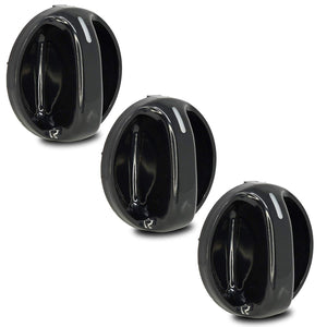 AC Climate Control Knobs - Set of 3 - Replaces# 55905-0C010 - for Toyota Tundra 2000-2006
