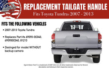 Load image into Gallery viewer, Replacement Tailgate Handle Latch with Keyhole - Fits Toyota Tundra 2007 - 2013 - Replaces 69090-0C040, 690900C040, 81213