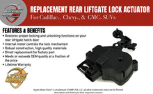 Load image into Gallery viewer, Rear Liftgate Hatch Door Lock Actuator - Fits Chevy, Tahoe, GMC, Cadillac 2000-2006 | Replaces 15250765, 15808595, 746015, 25001736