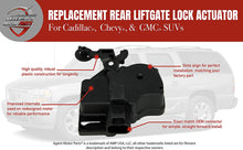 Load image into Gallery viewer, Rear Liftgate Hatch Door Lock Actuator - Fits Chevy, Tahoe, GMC, Cadillac 2000-2006 | Replaces 15250765, 15808595, 746015, 25001736