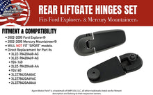 Load image into Gallery viewer, Rear Window Hinge Set - Fits Ford Explorer and Mercury Mountaineer 2002 - 2005 - Replaces 3L2Z-78420A68-AC, 3L2Z-78420A69-AC, 924-160