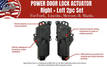 Load image into Gallery viewer, Power Door Lock Actuator - Set of 2 - Replaces# 6L3Z25218A43AA, 6L3Z25218A42AA - Fits Ford Vehicles